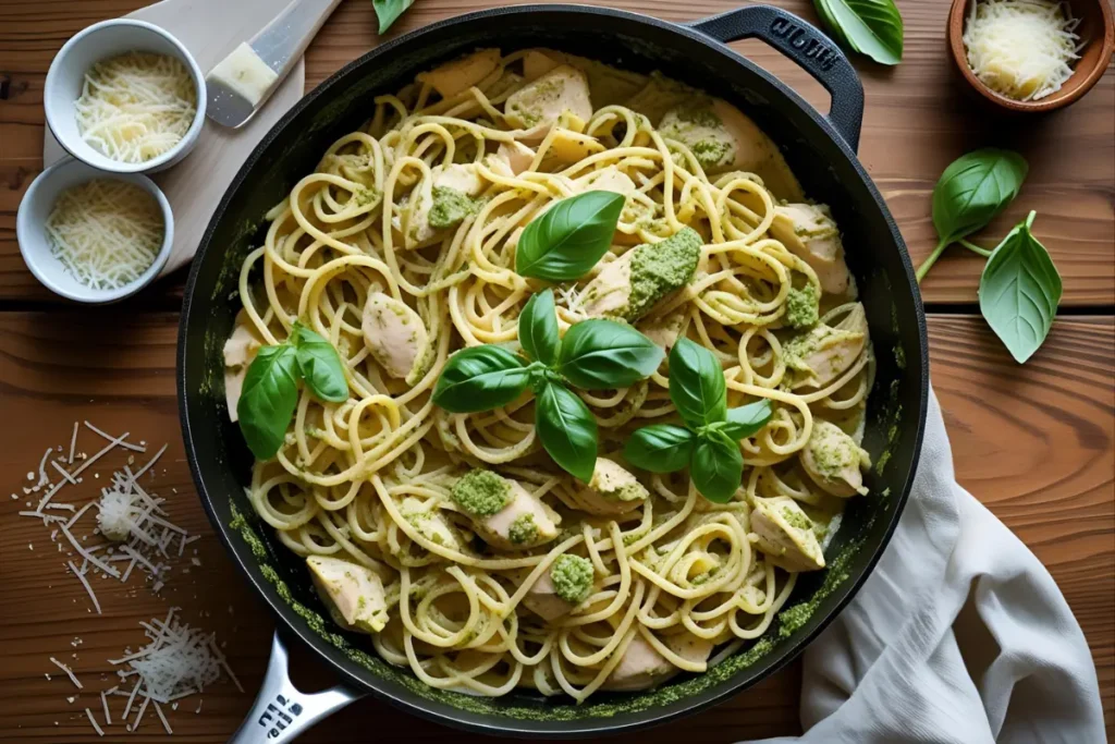 one-pot-chicken-pesto-pasta