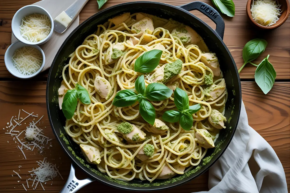 one-pot-chicken-pesto-pasta