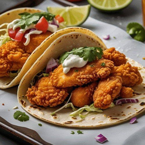 Crispy Chicken Tacos Recipe