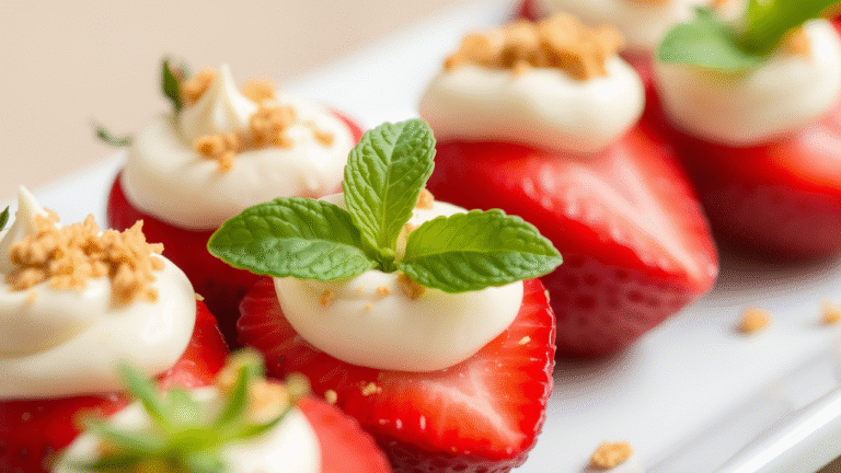 cheesecake deviled strawberries recipe