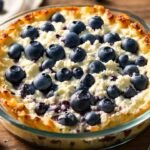 blueberry cottage cheese breakfast bake recipe