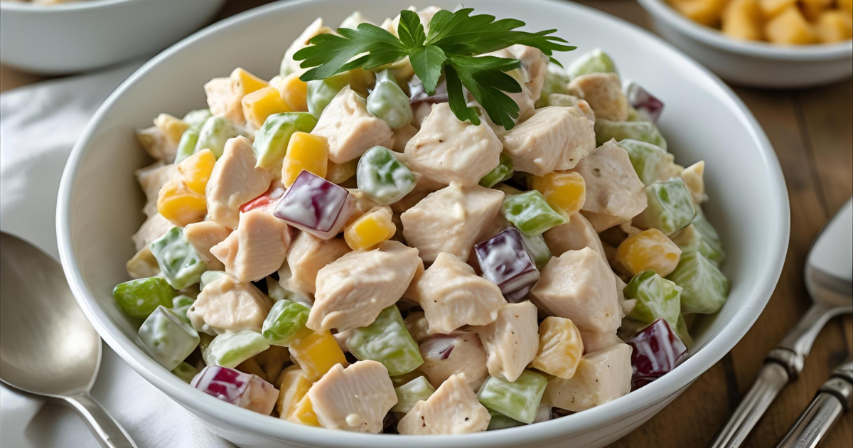 simple canned chicken salad recipe